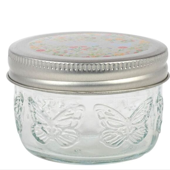 Dolly Parton Floral Strawberries Oven Mitt & Glass Jar Set - Picture 2 of 13